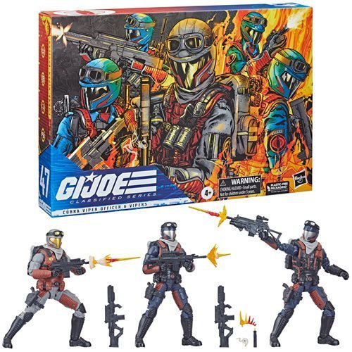 G.I. Joe Classified Series 6 - Inch Action Figures - Select Pack(s)ToyShnipAction & Toy FiguresVipers and Officer Troop Builder PackShopify CollectiveToyShnip1