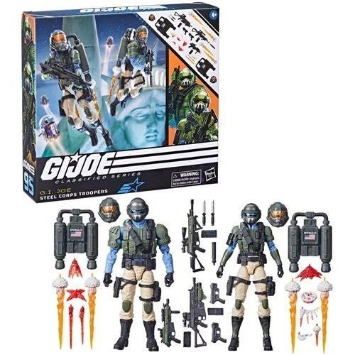 G.I. Joe Classified Series 6 - Inch Action Figures - Select Pack(s)ToyShnipAction & Toy FiguresSteel Corps Troopers 2 - PackShopify CollectiveToyShnip7