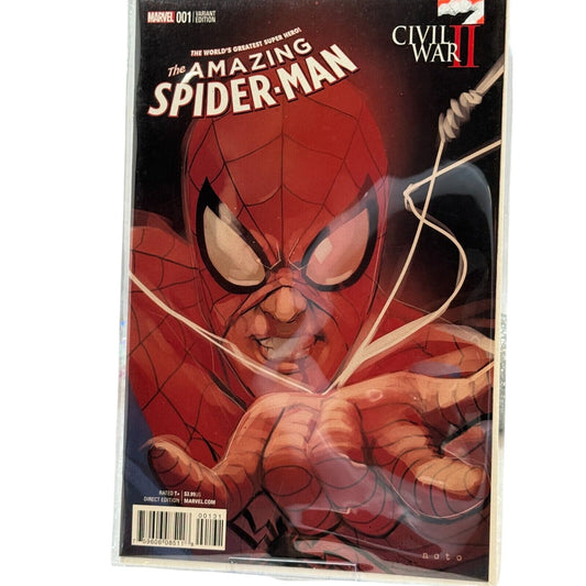 Amazing Spider-Man #1 Civil War II Variant Marvel Comic Phil Noto Cover