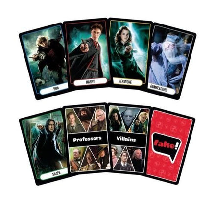 Assorted character cards from the Who Says? Harry Potter card game