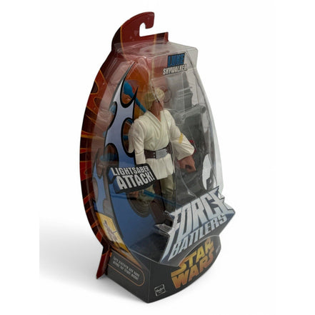 Front view of Hasbro Star Wars Luke Skywalker Force Battlers action figure in packaging