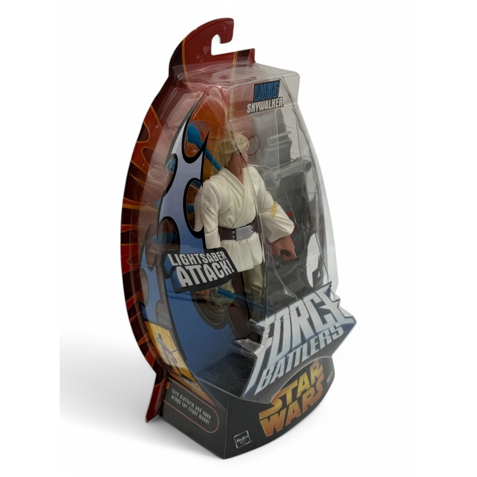 Front view of Hasbro Star Wars Luke Skywalker Force Battlers action figure in packaging