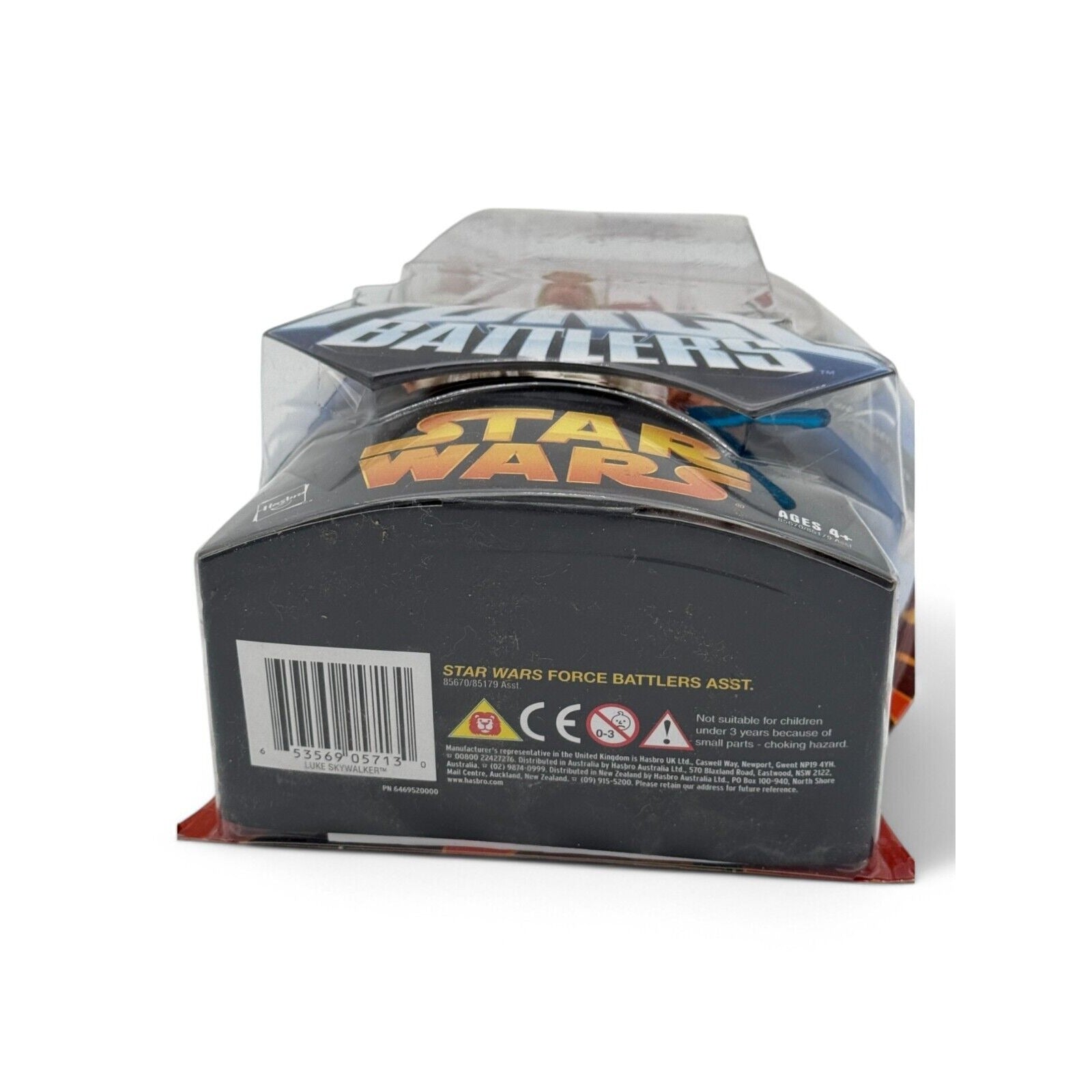 Front view of Hasbro Star Wars Luke Skywalker Force Battlers action figure in packaging