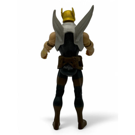 Hawkman action figure back view showing wings and details