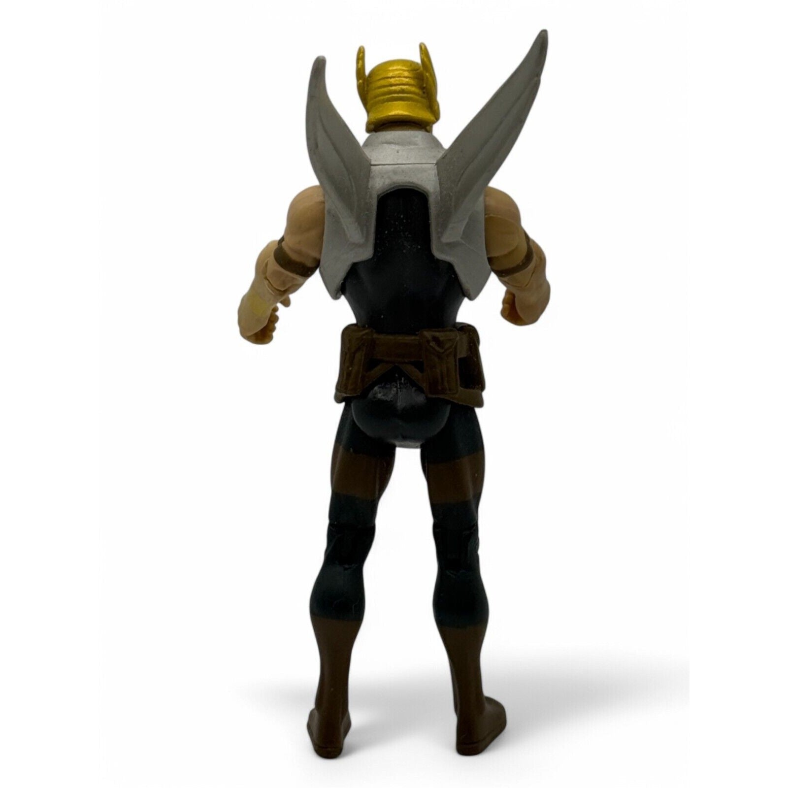 Hawkman action figure back view showing wings and details