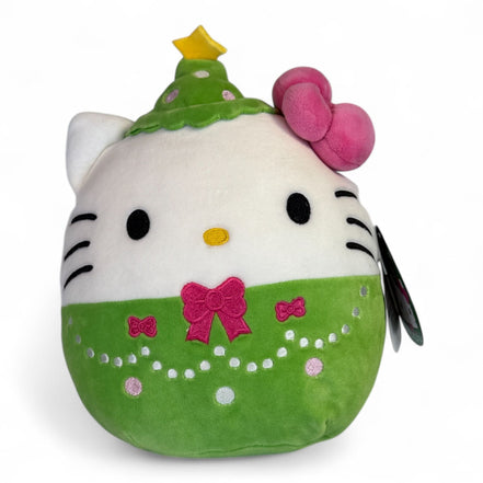 Hello Kitty Squishmallow Christmas Plush Toy 8" Collectible - Flip Side CollectiblesPlushSquishmallows