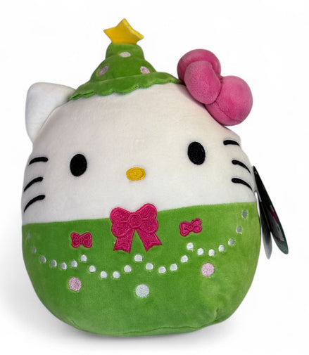 Hello Kitty Squishmallow Christmas Plush Toy 8" Collectible - Flip Side CollectiblesPlushSquishmallows