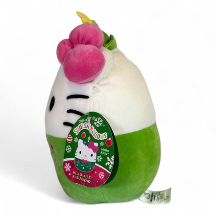 Hello Kitty Squishmallow Christmas Plush Toy 8" Collectible - Flip Side CollectiblesPlushSquishmallows