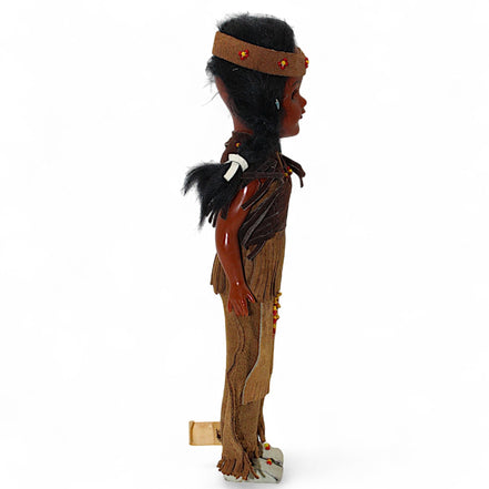 Heritage Dolls Native American Collectible with Beaded Fringe DressHeritage DollsDollbeaded detailsbeaded dresscollectible doll4