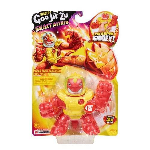 Heroes of Goo Jit Zu Galaxy Attack Hero Pack - Select Figure(s) - Flip Side CollectiblesAction FigureToyShnipSolar Blast Blazagon
