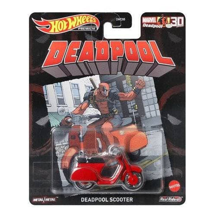 Hot Wheels Replica Entertainment - Select Vehicle(s) - Flip Side CollectiblesDiecast CarToyShnipMarvel Deadpool Scooter