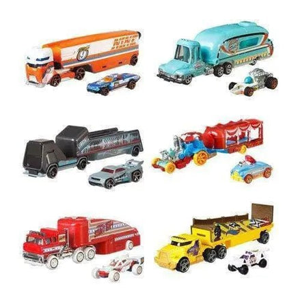 Hot Wheels Super Hauling Rig and Car - Select Figure(s) - Flip Side CollectiblesDiecast VehicleToyShnipSpeedway Hauler