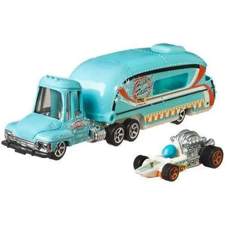 Hot Wheels Super Hauling Rig and Car - Select Figure(s) - Flip Side CollectiblesDiecast VehicleToyShnipTooned Up (Light Blue)