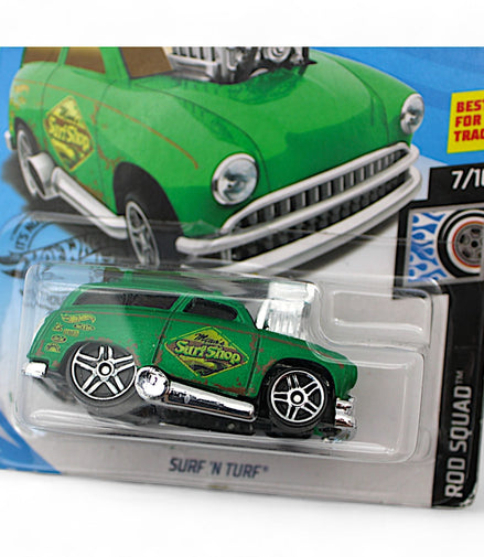 Hot Wheels Surf 'N Turf Green Rod Squad 7/10 Collectible – green carHot WheelsDiecast Car7/1079/250collectible2