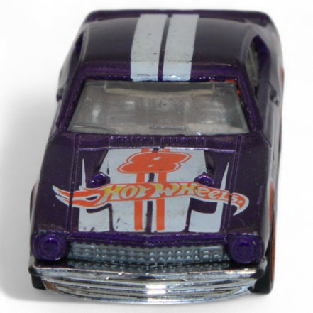 Front view of Hot Wheels '71 Ford Maverick Grabber in purple