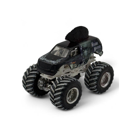 Hot Wheels Mohawk Warrior die-cast truck with black mohawk and realistic design
