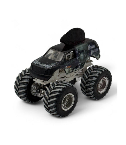 Hot Wheels Mohawk Warrior die-cast truck with black mohawk and realistic design