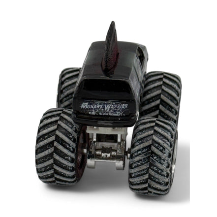 Rear view of Mohawk Warrior truck highlighting the black mohawk