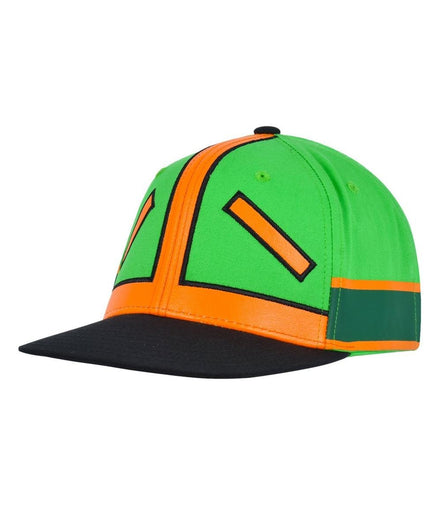 Hunter X Hunter Gon Flat Brim Snapback Hat Concept One Green & Orange - Flip Side CollectiblesHatConcept One