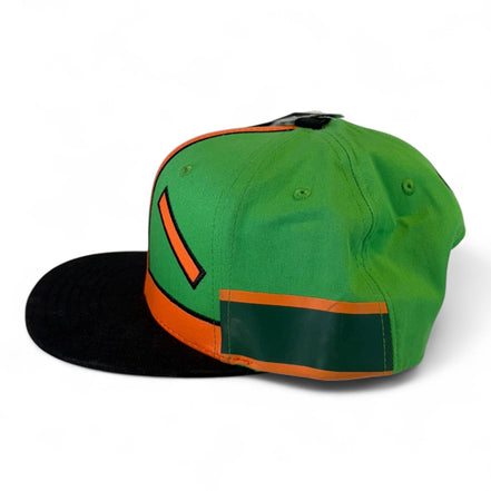 Hunter X Hunter Gon Flat Brim Snapback Hat Concept One Green & Orange - Flip Side CollectiblesHatConcept One