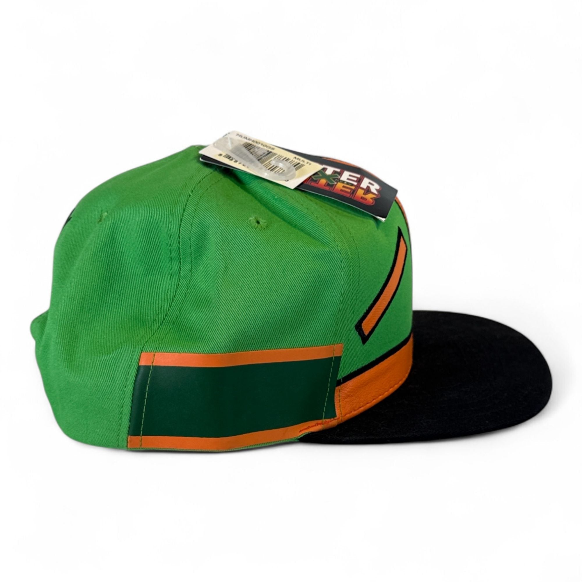 Hunter X Hunter Gon Flat Brim Snapback Hat Concept One Green & Orange - Flip Side CollectiblesHatConcept One