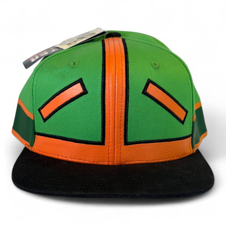 Hunter X Hunter Gon Flat Brim Snapback Hat Concept One Green & Orange - Flip Side CollectiblesHatConcept One