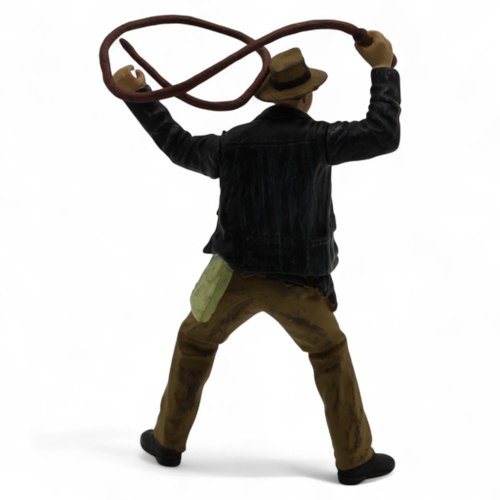 Indiana Jones figure showing detailed whip action