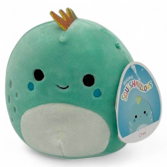 Squishmallows 5" Chet The Green Dinosaur Iguana Plush Toy Soft & Huggable Collectible