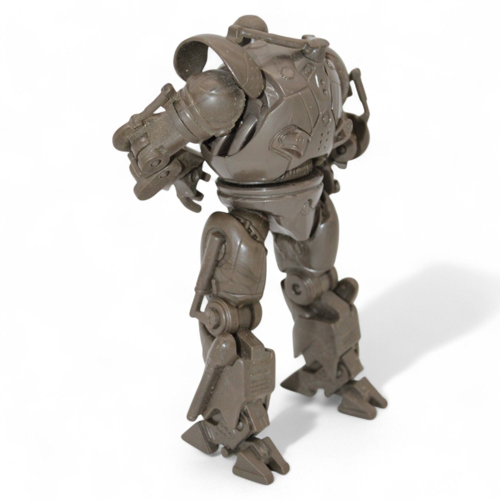 Back view of Iron Monger action figure with mechanical details