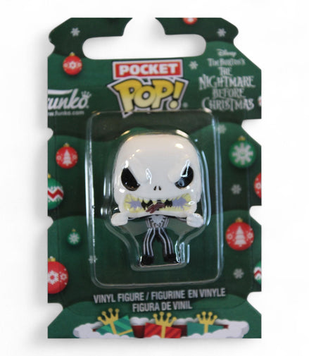 Front view of Jack Skellington Pocket Pop Vinyl Figure