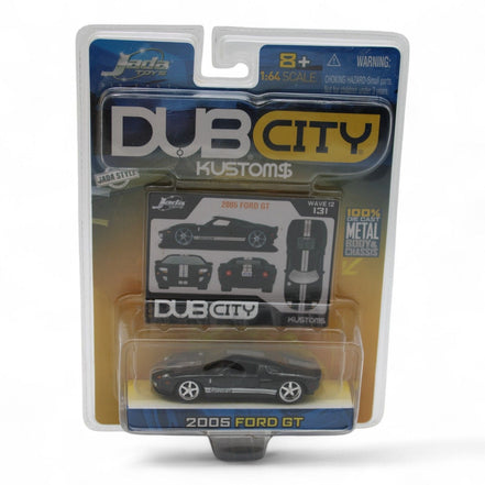 Jada Toys 1:64 2005 Ford GT Die - Cast Car in Dub City KustomsJada ToysDiecast Car1:64 scale2005 Ford GTblack finish1