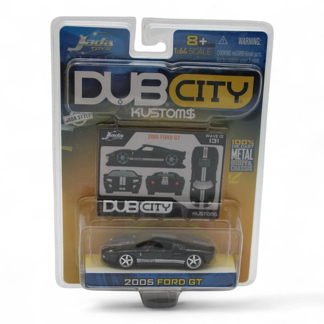 Jada Toys 1:64 2005 Ford GT Die - Cast Car in Dub City KustomsJada ToysDiecast Car1:64 scale2005 Ford GTblack finish1