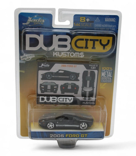 Jada Toys 1:64 2005 Ford GT Die - Cast Car in Dub City KustomsJada ToysDiecast Car1:64 scale2005 Ford GTblack finish1