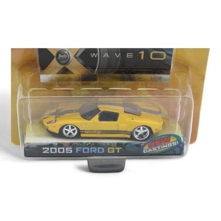 Jada Toys 1/64 2005 Ford GT Yellow Die - Cast Wave 10 – 1/64 scaleJada ToysDiecast Car1/64 scale2005 modelcollectible2