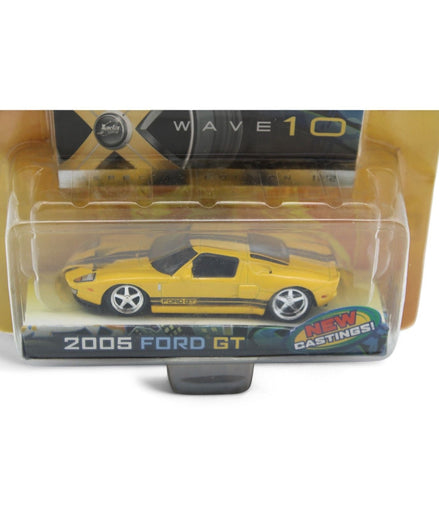 Jada Toys 1/64 2005 Ford GT Yellow Die - Cast Wave 10 – 1/64 scaleJada ToysDiecast Car1/64 scale2005 modelcollectible2
