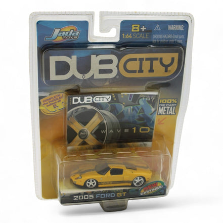 Jada Toys 1/64 2005 Ford GT Yellow Die - Cast Wave 10 – 1/64 scaleJada ToysDiecast Car1/64 scale2005 modelcollectible1
