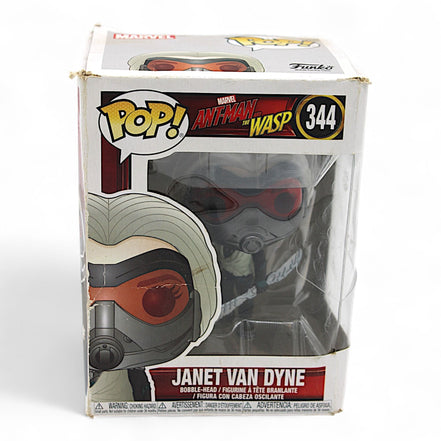 Janet Van Dyne Funko Pop in box, front view