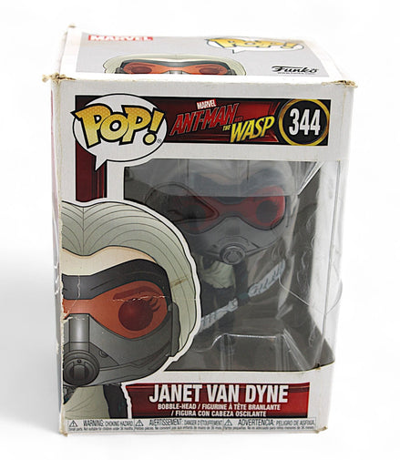 Janet Van Dyne Funko Pop in box, front view