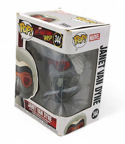 Janet Van Dyne Funko Pop in box, side view
