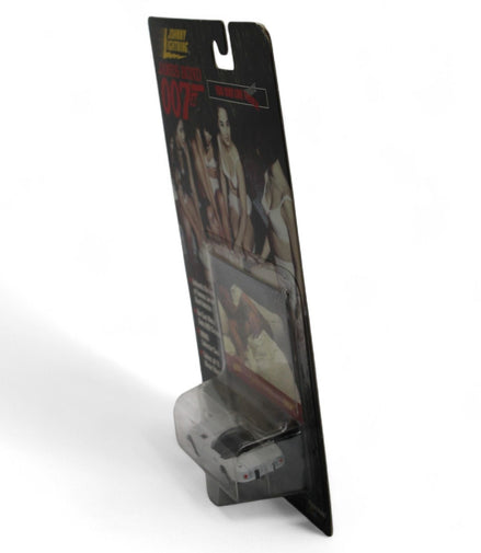 Side view of Johnny Lightning 007 diecast car packaging