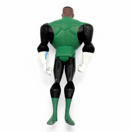 Back view of John Stewart Green Lantern action figure