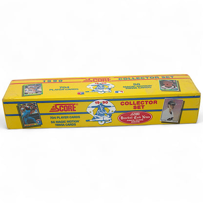 SCORE 1990 Baseball Card Collector Set 704 Player Cards & 56 Magic Motion Trivia Cards