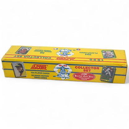 SCORE 1990 Baseball Card Collector Set 704 Player Cards & 56 Magic Motion Trivia Cards