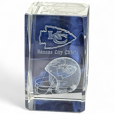 Kansas City Chiefs 3D Crystal NFL Collectible Gift – 3D Laser Etched HelmetIcebergSports - Collectible3D Laser Etched HelmetChiefs 3D crystal helmetChiefs Collectible Crystal2