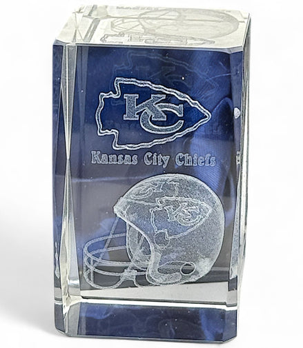 Kansas City Chiefs 3D Crystal NFL Collectible Gift – 3D Laser Etched HelmetIcebergSports - Collectible3D Laser Etched HelmetChiefs 3D crystal helmetChiefs Collectible Crystal2