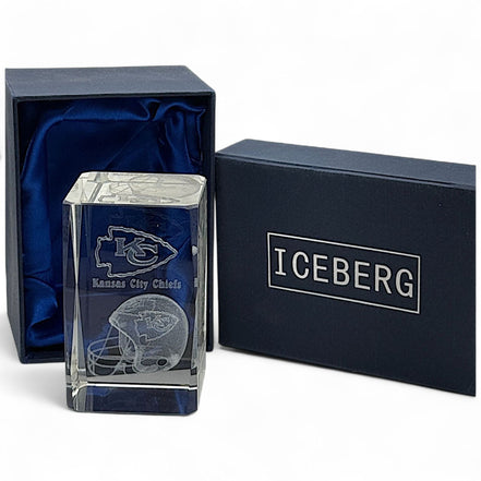 Kansas City Chiefs 3D Crystal NFL Collectible Gift – 3D Laser Etched HelmetIcebergSports - Collectible3D Laser Etched HelmetChiefs 3D crystal helmetChiefs Collectible Crystal1