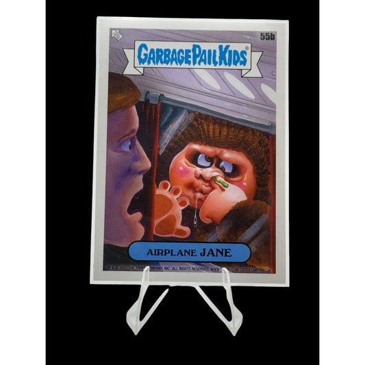 Airplane Jane Garbage Pail Kids Card 55b 2023 Excellent Condition Funny Topps Trading Card Collectible Humor Artwork