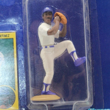 Close-up of 1991 Ramon Martinez figurine in Dodgers uniform