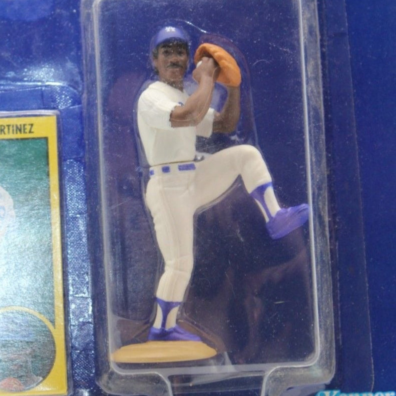 Close-up of 1991 Ramon Martinez figurine in Dodgers uniform