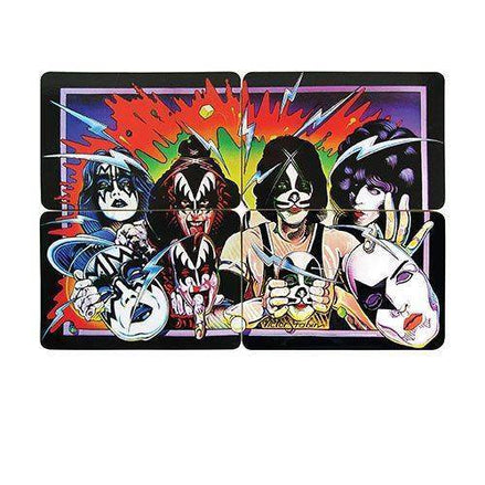 KISS Unmasked Coaster Set of 4 - Flip Side CollectiblesCoastersToyShnip